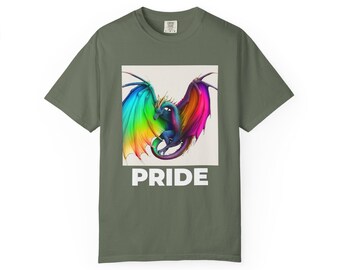 Camiseta Pride Dragon, Alas Arcoíris, Regalo LGBTQ+