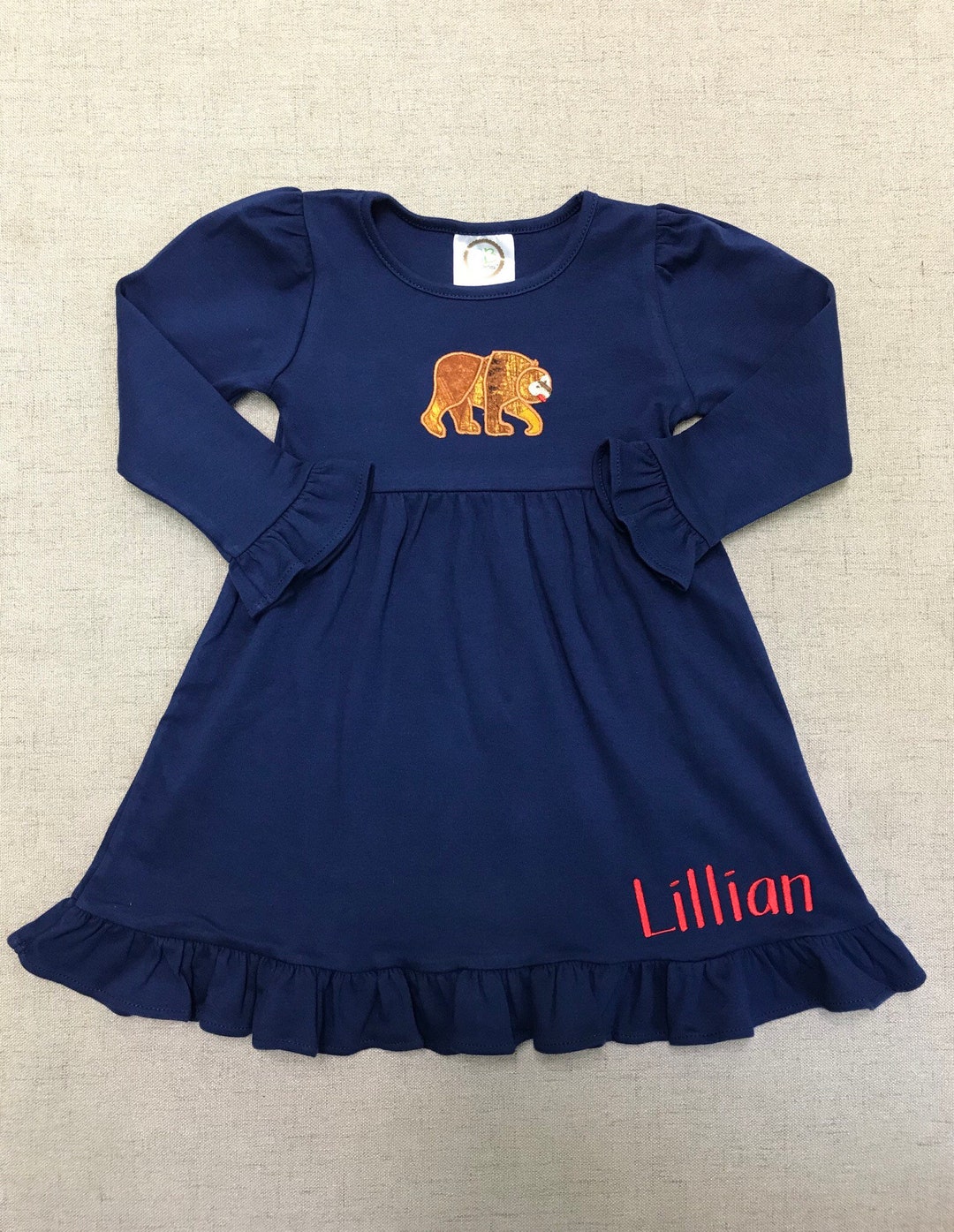 Brown Bear Brown Bear Dress Brown Bear Birthday Dress Etsy Australia