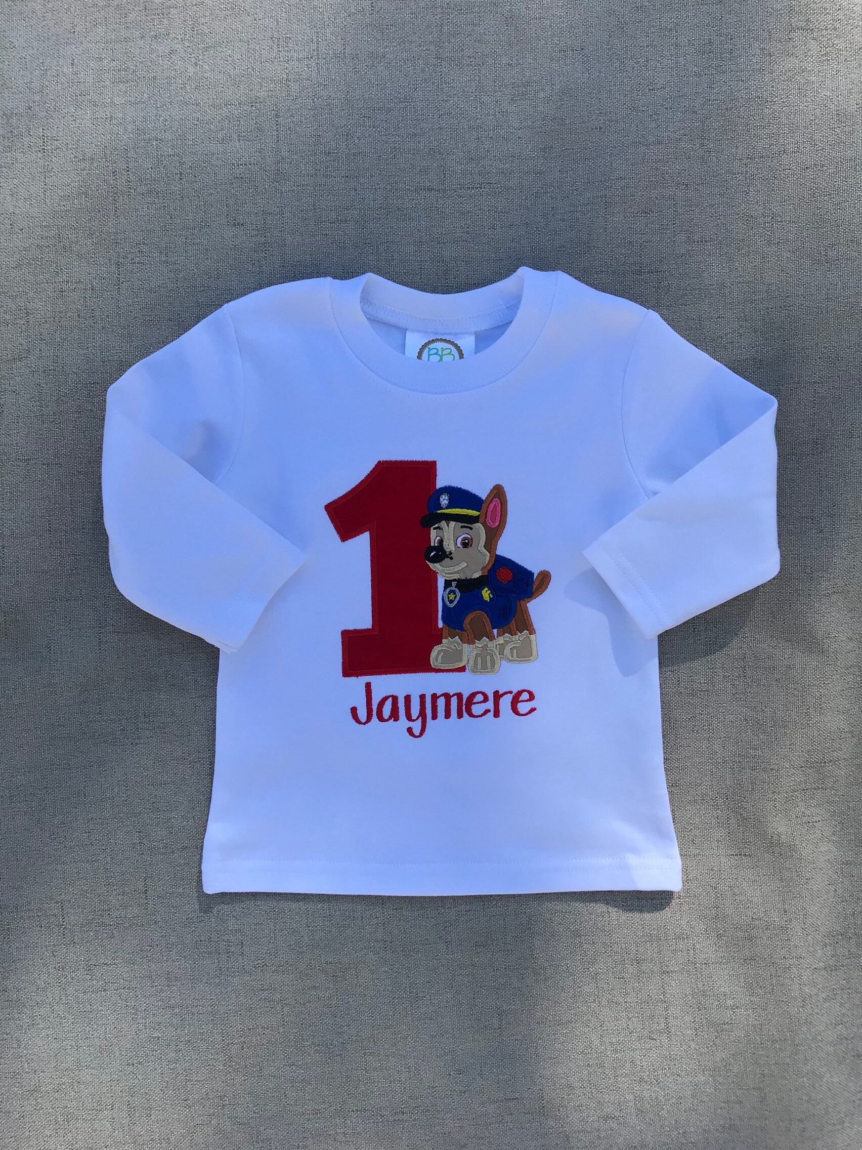 paw patrol baseball jersey