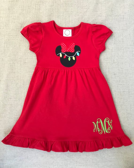 minnie mouse christmas dress