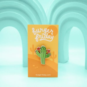 Happy Cactus Enamel Pin