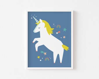 Magic Unicorn - blue