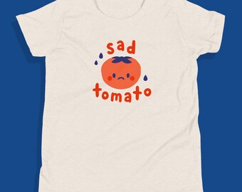 Kids Tee - Sad Tomato - Youth Short Sleeve T-Shirt