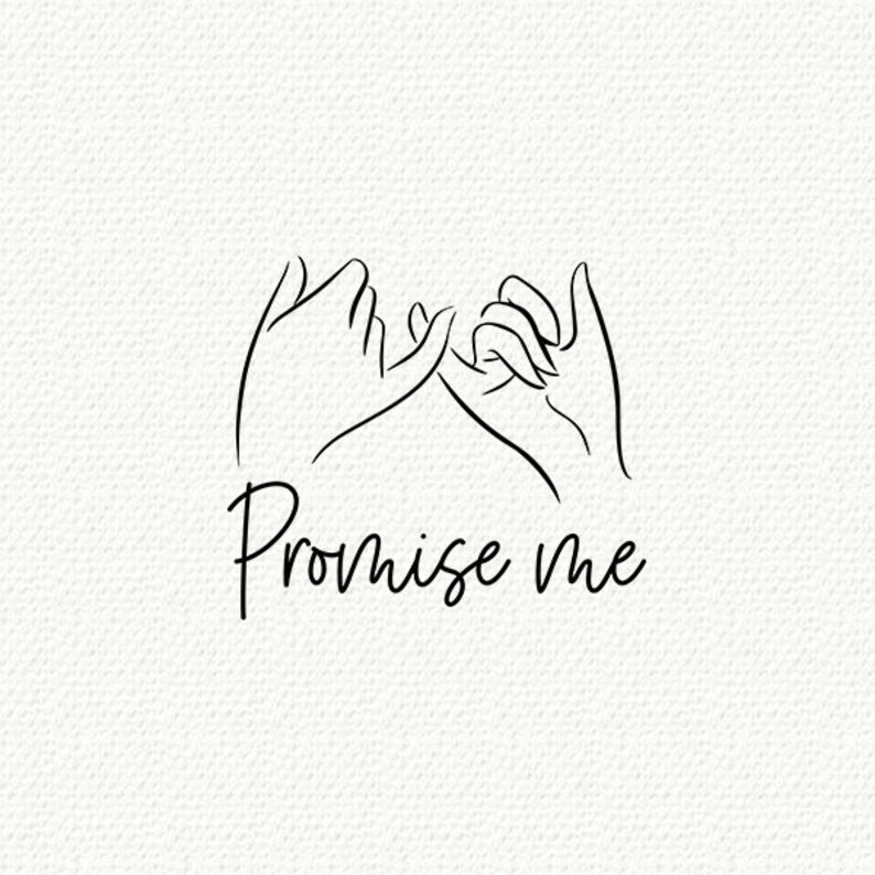 Download Art Collectibles Clip Art Svg Dxf Png Hand Lettered Svg Hand Drawn Clip Art Hope Quote Best Friend Clipart Cut File Promise Me Svg Friendship Gift Silhouette