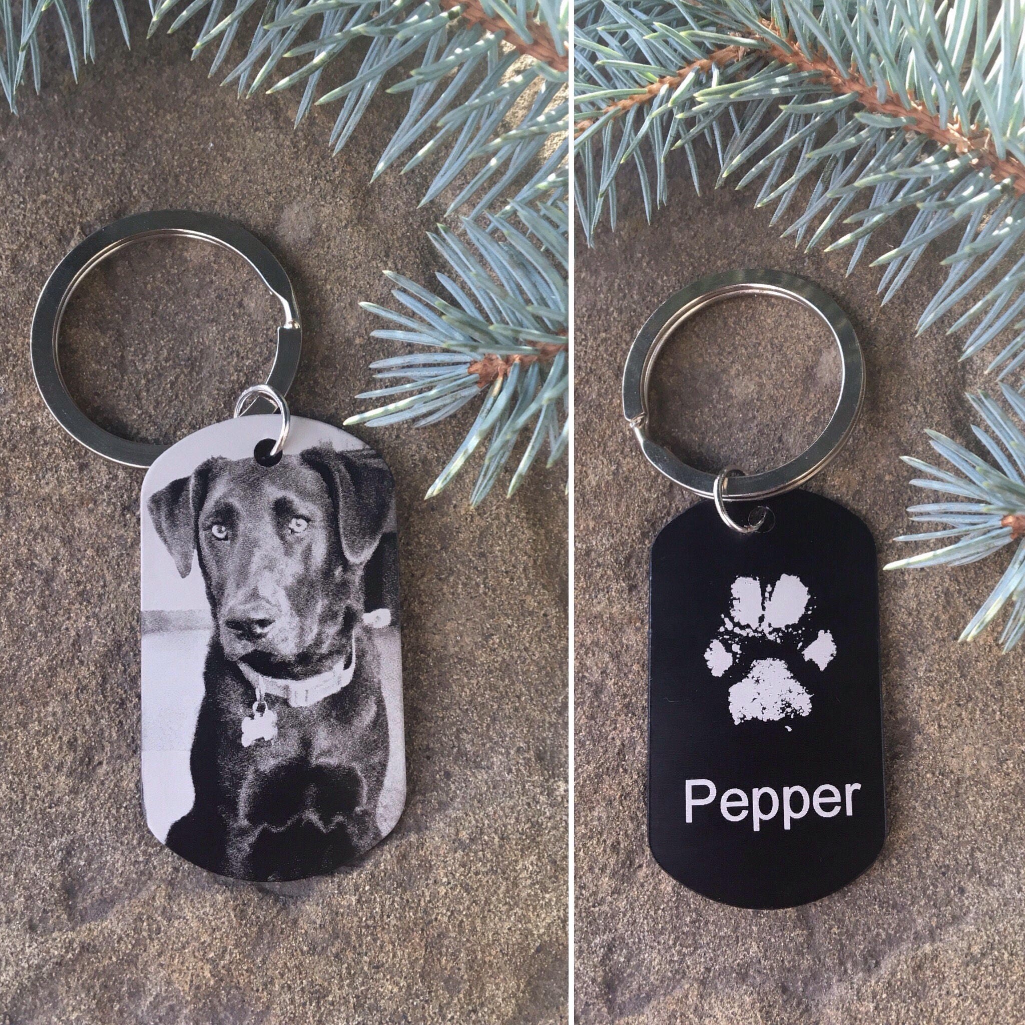 PinktownUSA Dog Keychain Clip