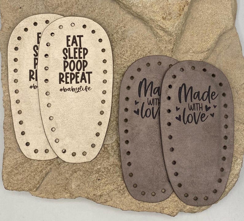 Suelas de botín de bebé de gamuza sintética / Pantuflas clásicas de ganchillo / Patrón de punto Prairie / Suelas de zapatos de bebé DIY / Personalizadas / Botines de punto y ganchillo imagen 8