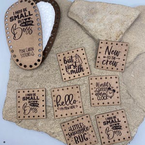 Suelas de botín de bebé de gamuza sintética / Pantuflas clásicas de ganchillo / Patrón de punto Prairie / Suelas de zapatos de bebé DIY / Personalizadas / Botines de punto y ganchillo imagen 9