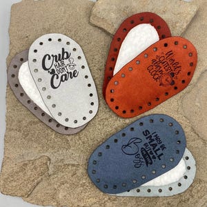 Suelas de botín de bebé de gamuza sintética / Pantuflas clásicas de ganchillo / Patrón de punto Prairie / Suelas de zapatos de bebé DIY / Personalizadas / Botines de punto y ganchillo imagen 1