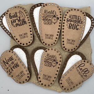 Suelas de botín de bebé de gamuza sintética / Pantuflas clásicas de ganchillo / Patrón de punto Prairie / Suelas de zapatos de bebé DIY / Personalizadas / Botines de punto y ganchillo imagen 16