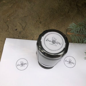 Self Inking Stamps, Trodat, Rubber Stamp, No Mess, Round, coloured