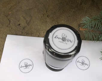 Self Inking Stamps, Trodat, Rubber Stamp, No Mess, Round, coloured