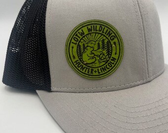 IRON ON, Heat activated adhesive, Cork, Patches, Labels, Sew on Tags, Trucker Hat, Customize, Baseball Caps, emblems, appliqué, Hat