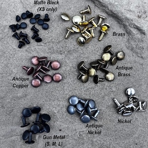 Ensemble de 200 rivets pressés Outil 9,5 mm Boutons métalliques