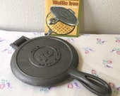 Vantage Rome Old Fashioned Waffle Iron Cast Iron, Waffle maker
