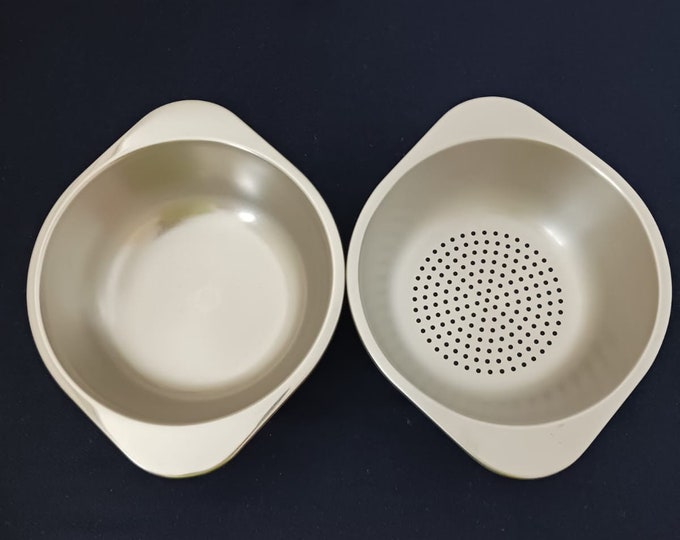 Vintage Revere Ware Stainless Steel Double Boiler Insert and Steamer