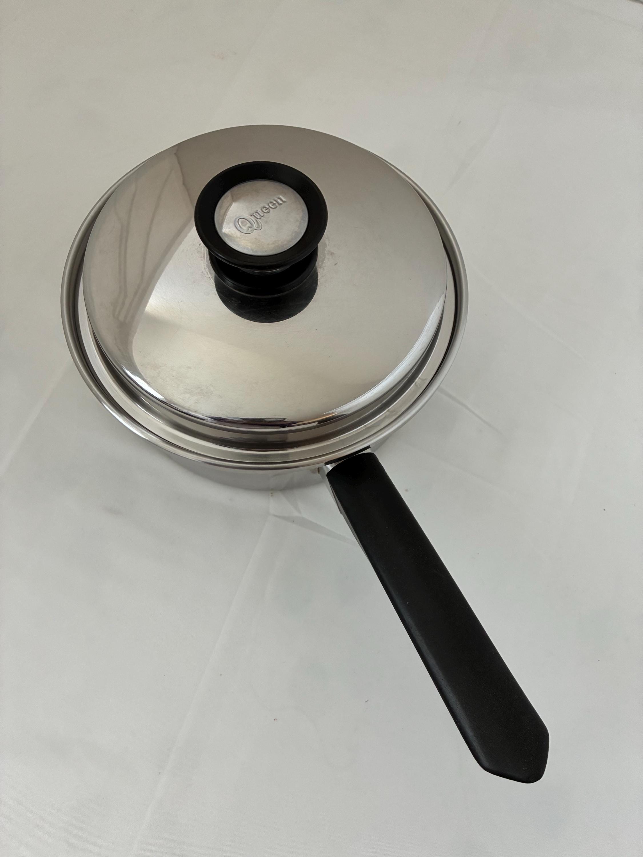 Amway Queen 18/8 Stainless Steel Multi-ply 8” 2 Quart Sauce Pan