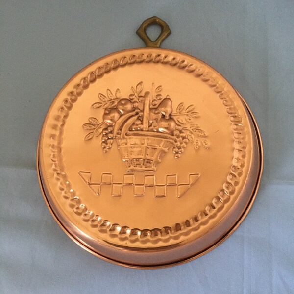 Copper Hanging Fruit Basket Etsy