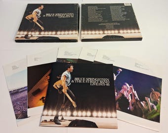 Vintage Bruce Springsteen Live 5 LP Box Set 1975-85 Vinyl LP