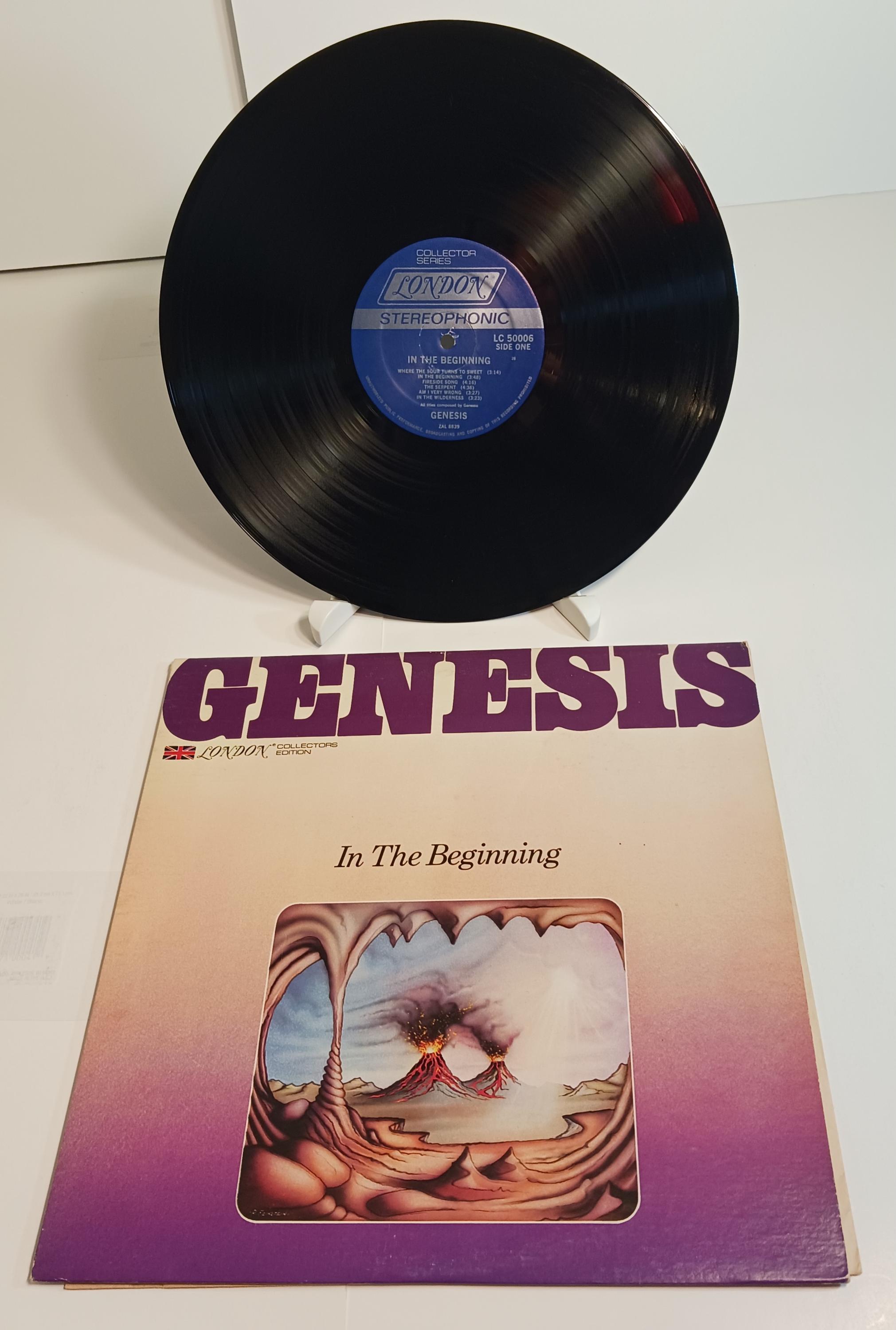 Genesis Vinyl in the Beginning Peter Gabriel Used Record
