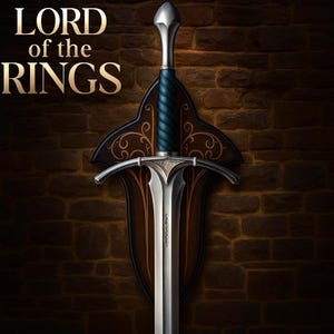 Glamdring Svärd Replika | Sagan om ringen, Handgjort Cosplay Svärd