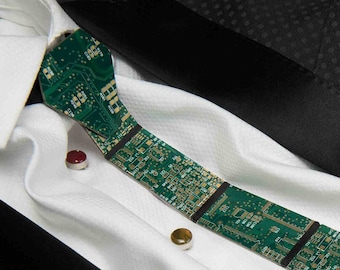 REAL Circuit Board Neck Tie | 100% Recycled