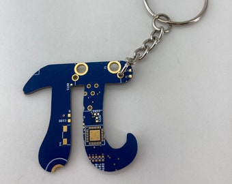 Circuit Board Pi Keychains | 100% Recycled