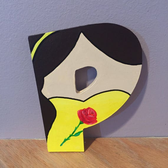 Disney Belle Lettre En Bois