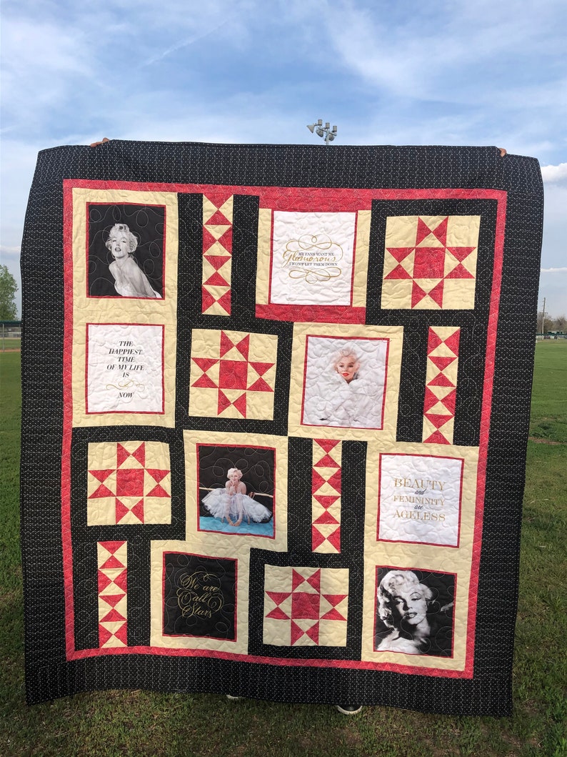 Marilyn Monroe Quilt Handmade Etsy