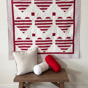 Funky Hearts Quilt Pattern (pdf only)