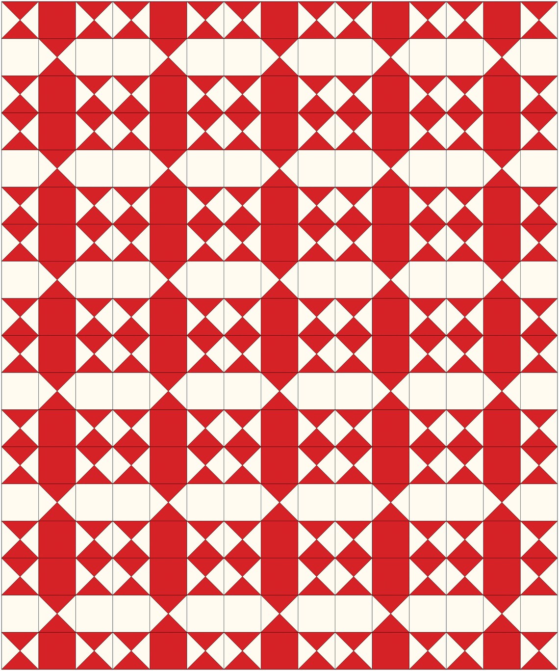 Hourly Quilt Pattern Hourglass Block Tutorial Beginner Etsy