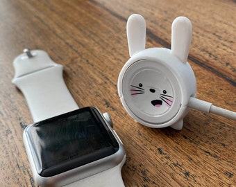 Apple Watch Charger Cover - Rabbit 3D Printed Accessory