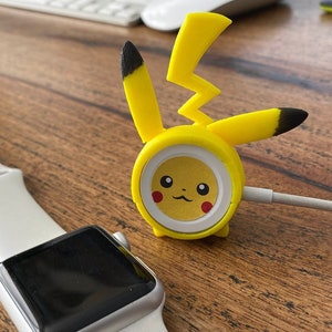 Apple Watch Charger Cover - Pikachu Inspired 3D Printed Accessory