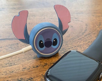 Apple Watch Charger Cover - Stitch Inspired 3D Printed Accessory