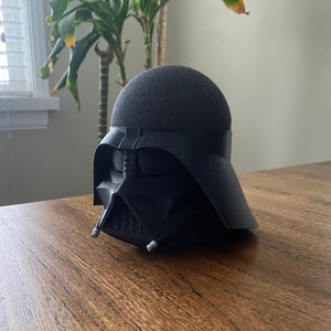 Amazon Echo DOT 4th & 5th Generation Fan Made SciFi Helmet.. Made for the SMALL Echo Dot. 4/5th Gen Vader