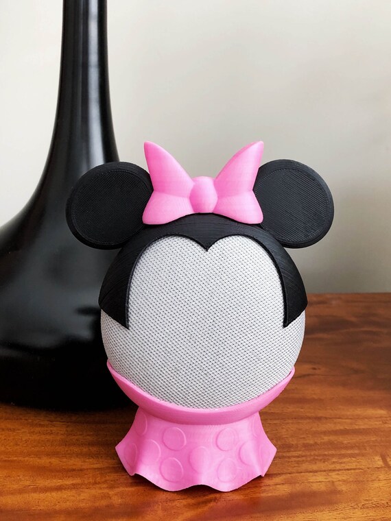 Google Home Nest Mini Minnie Mouse 3d Printed Disney Etsy