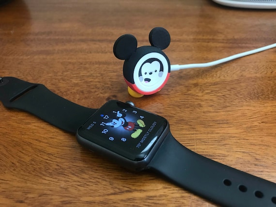 Updated Apple Watch Charger Cover Mickey Mouse Inspired 3D - Etsy UK