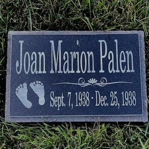 Headstone memorial stone grave marker stone granite personalied custom