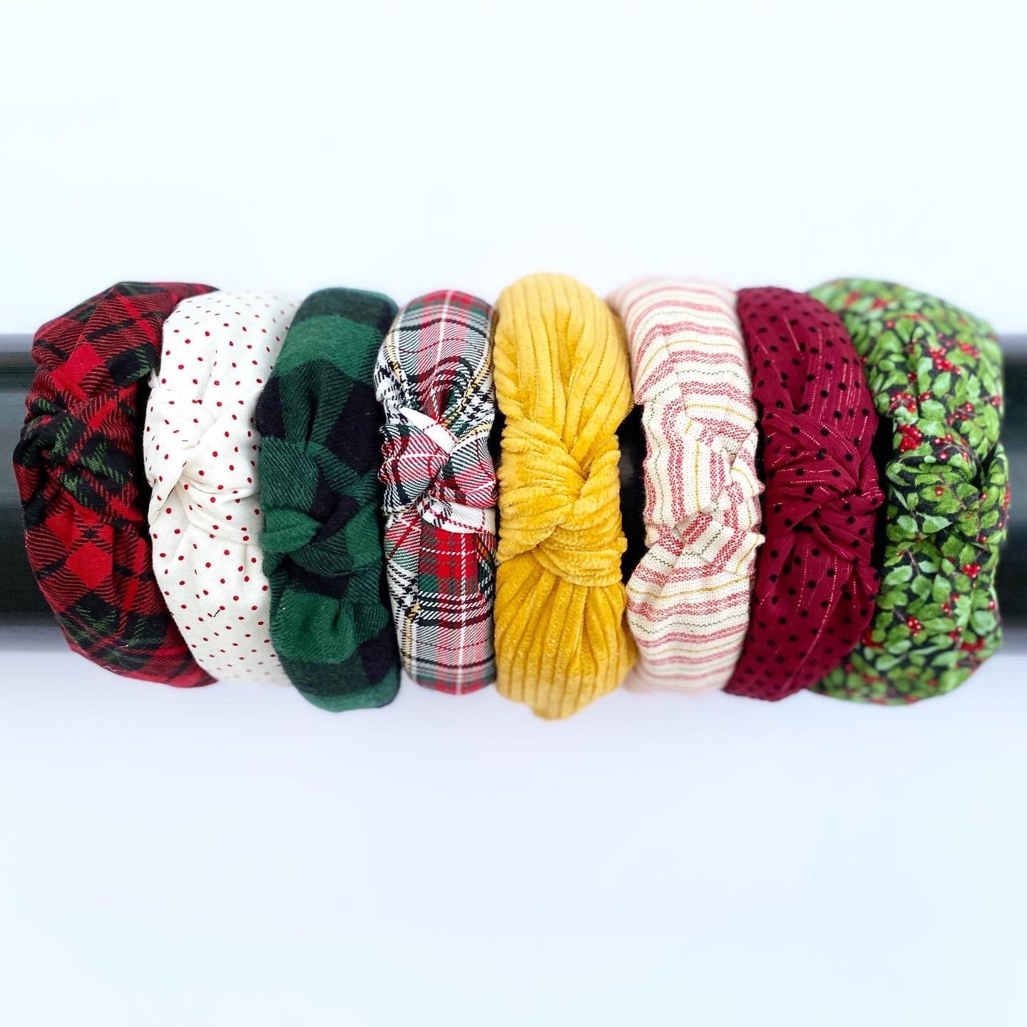 HOLIDAY KNOTTED HEADBANDS