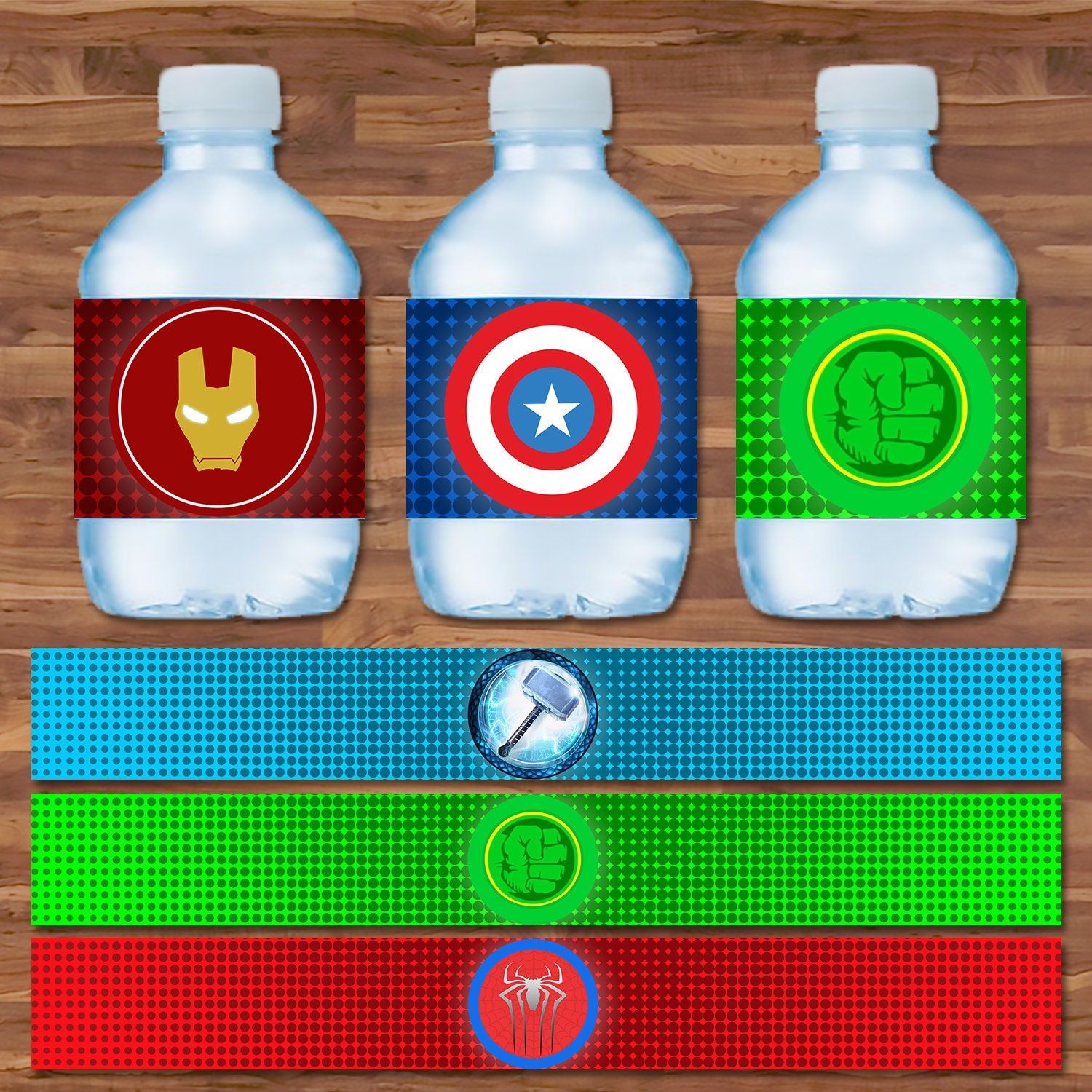 Free Printable Marvel Black Panther Water Bottle Labels