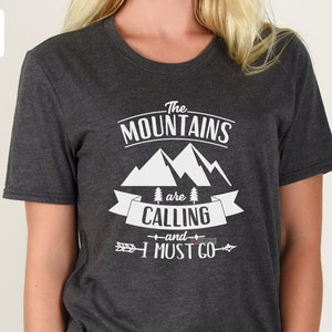 The Mountains Are Calling and I Must Go Svg Mountain Svg - Etsy