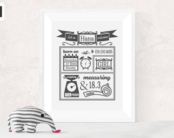 Download Baby Statistics Svg Etsy