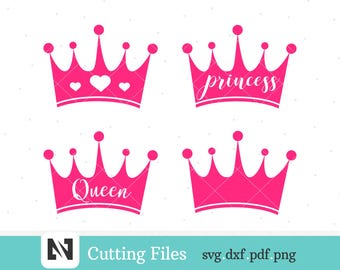 Crown Svg, Princess Svg, Queen Svg, Crown Clip Art, Princess Clip Art, Queen Clip Art, Crown Prints, Princess Crown Svg, Svg Files Cricut