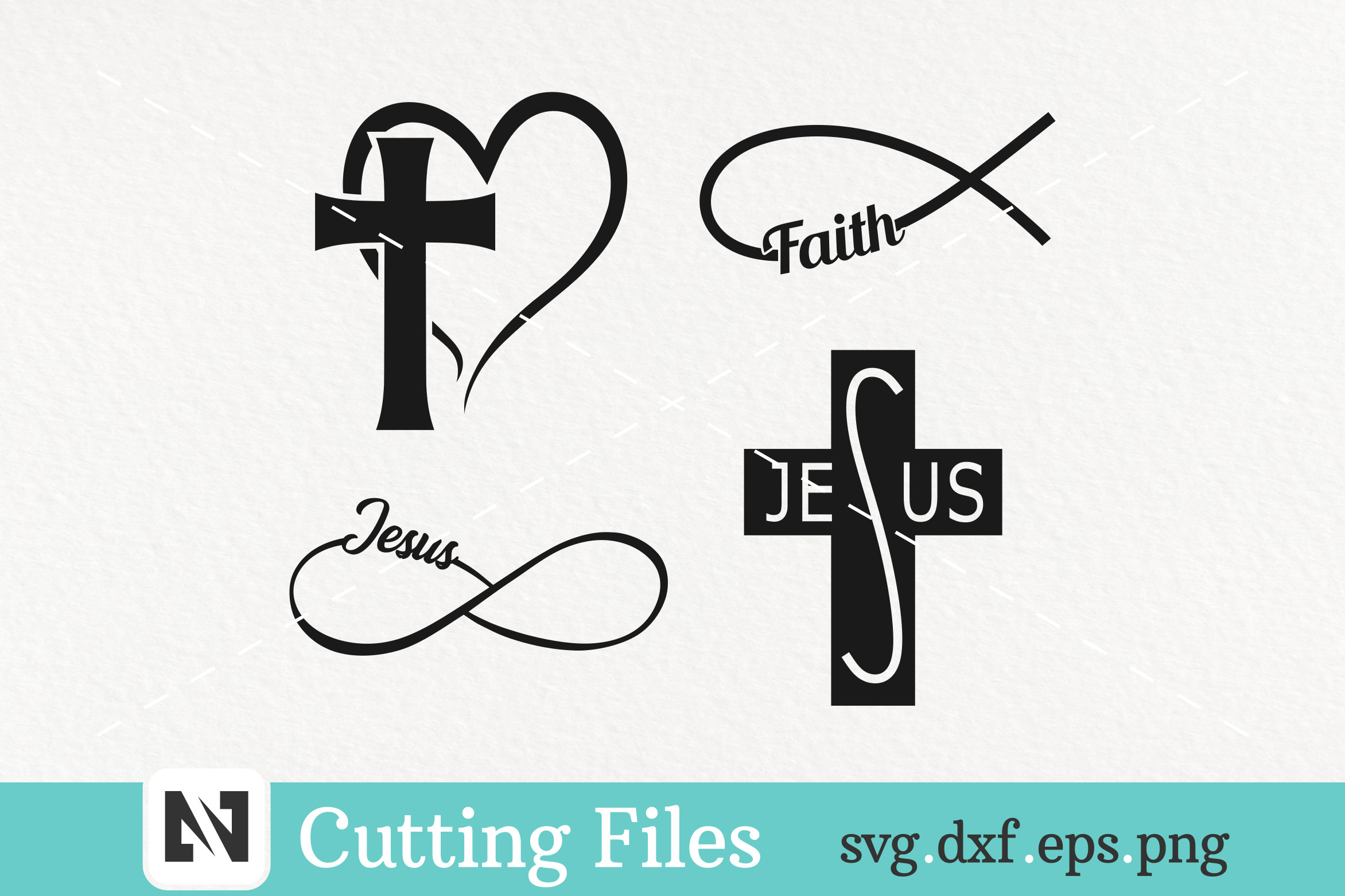 Faith Svg Bundle Cross Svg Christian Svg Jesus Svg Jesus - Etsy