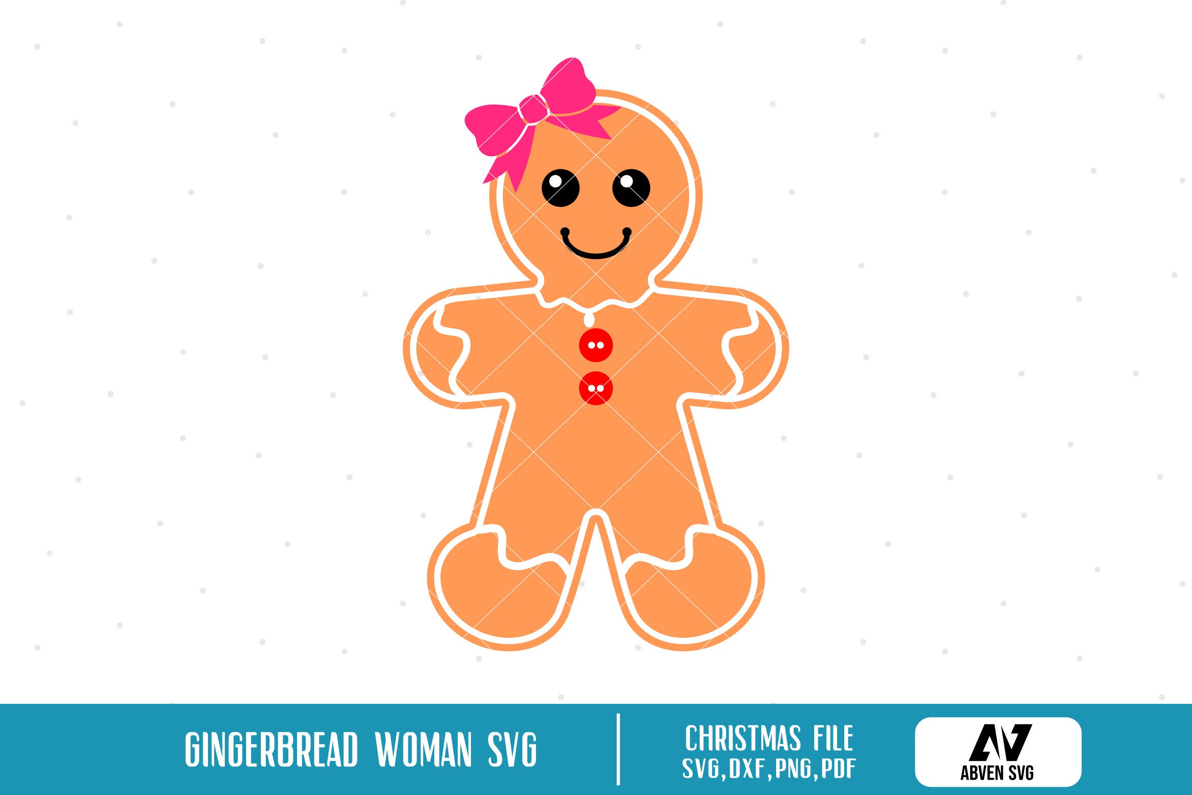 Gingerbread Man Svg Gingerbread Svg Christmas Svg - Etsy