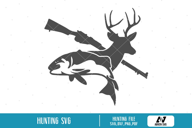Download Fishing Svg Deer Hunt Svg Trophy Hunting Svg Deer Svg Fish ...