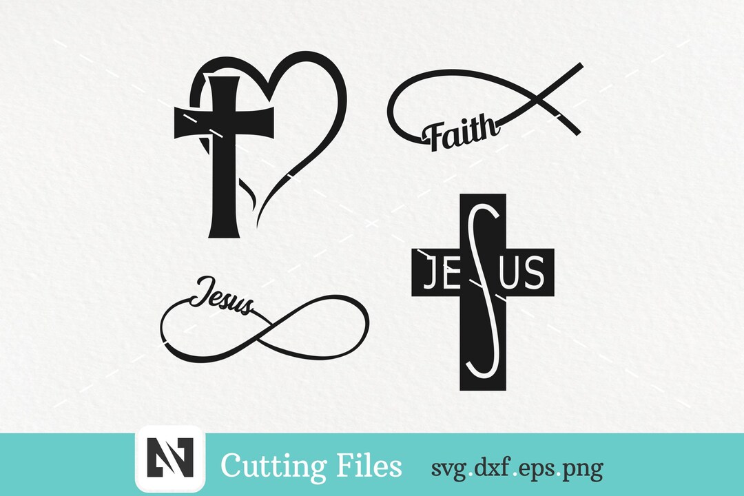 Faith Svg Bundle, Cross Svg, Christian Svg, Jesus Svg, Jesus Christ Svg ...