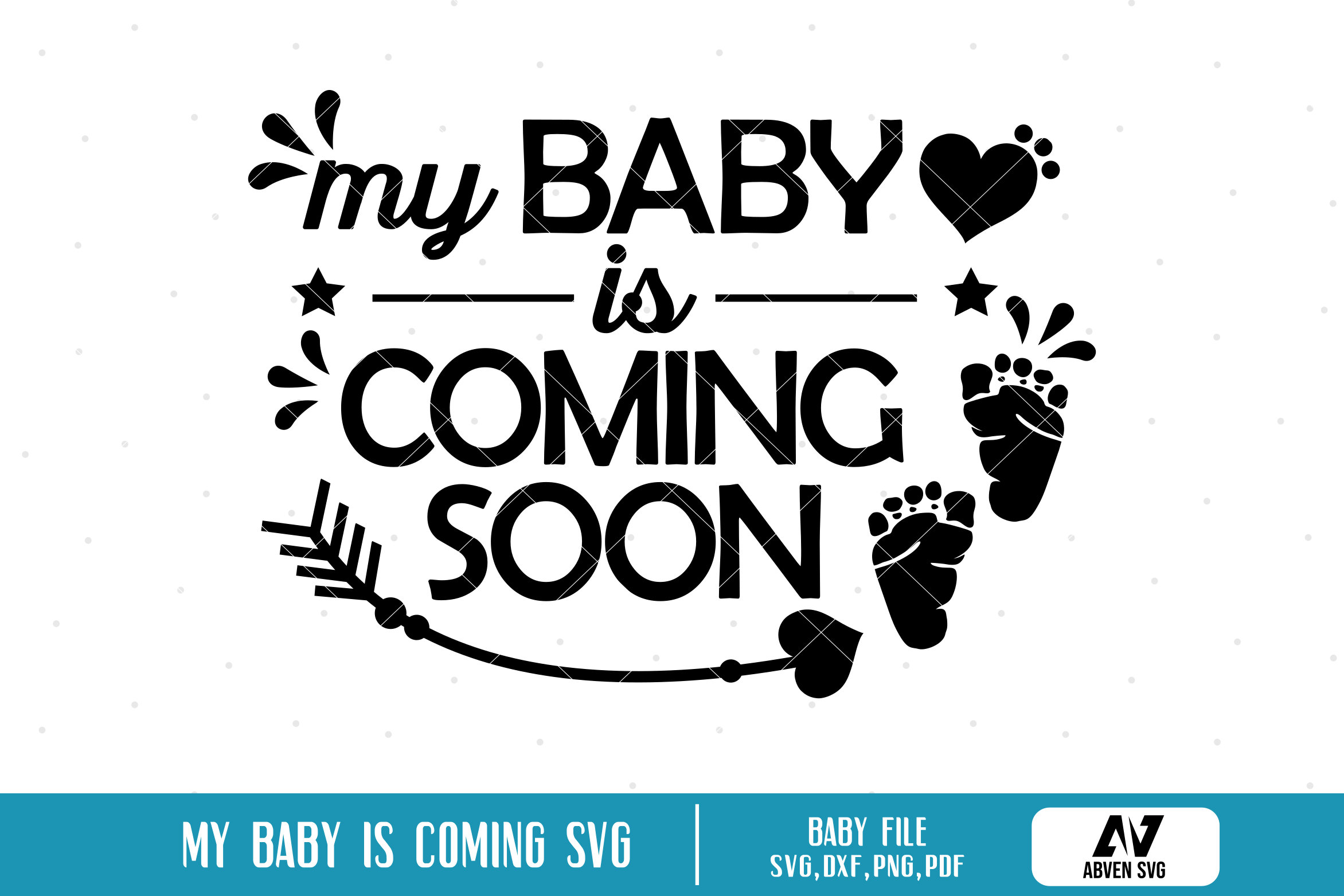 Baby Svg Baby Clip Art Baby is Coming Soon Svg Newborn Baby Etsy