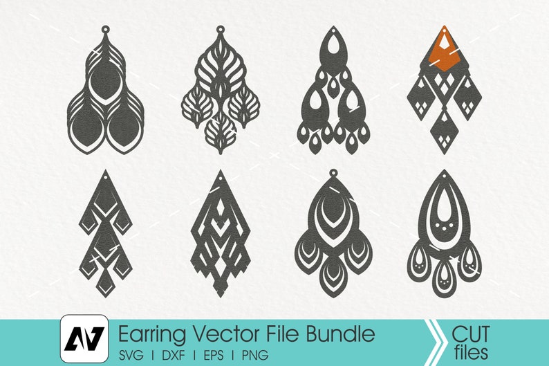 Download Earring Svg Leather Earring Svg Earring Template Svg Fancy Etsy