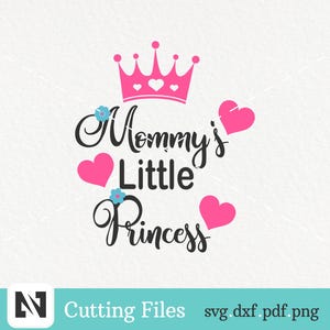 Princesa Svg, Princesa da Mamãe Svg, Princesinha Svg, Coroa Svg, Princesa Clip Art, Coroa da Princesa Svg, Princesinha da Mamãe Svg