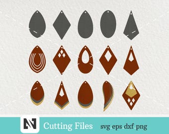Earring Svg, Earrings Template Svg, Faux Leather Earring Svg, Leather Earrings Svg, Faux Earrings Svg, Earring Clip Art,Faux Leather Earring